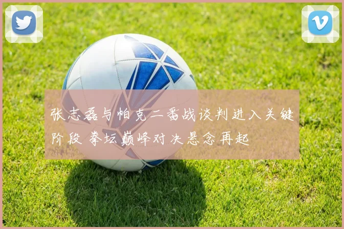 张志磊与帕克二番战谈判进入关键阶段 拳坛巅峰对决悬念再起
